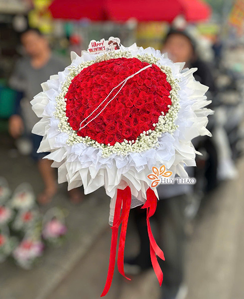 B&oacute; Hoa Hồng Si&ecirc;u To Khổng Lồ