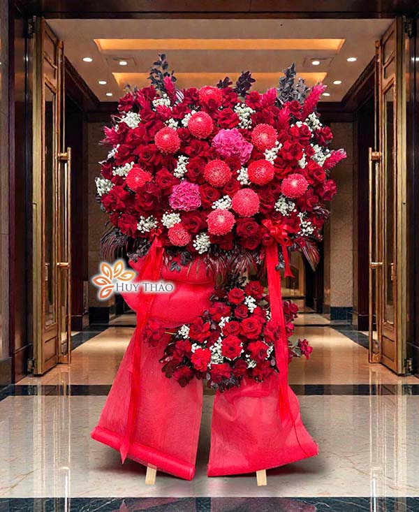 Hoa mừng khai trương