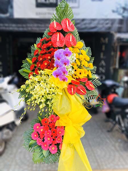 Hoa ch&uacute;c mừng khai trương gi&aacute; rẻ