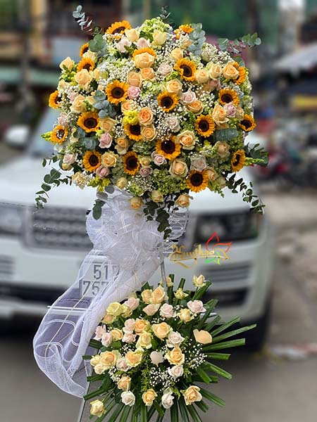 Hoa Ch&uacute;c Mừng Khai Trương Ph&aacute;t T&agrave;i