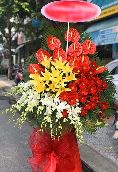 Hoa Khai Trương Ch&uacute;c Mừng Độc Đ&aacute;o