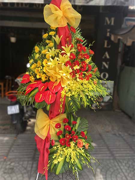 hoa khai trương c&ocirc;ng ty