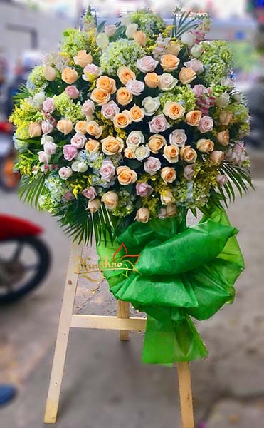 hoa khai trương sang chảnh