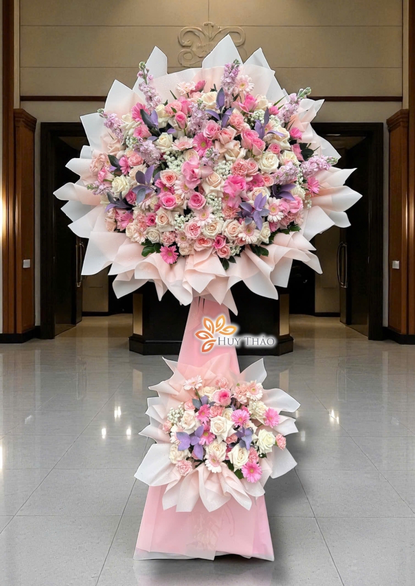 lẵng hoa chúc mừng khai trương