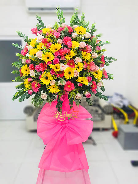 Lẵng Hoa Khai Trương Độc Đ&aacute;o