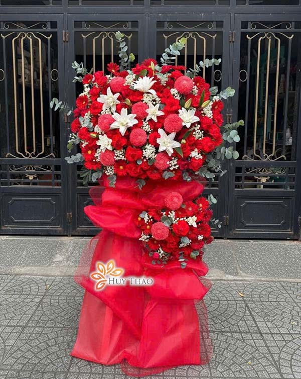 mẫu hoa khai trương đẹp