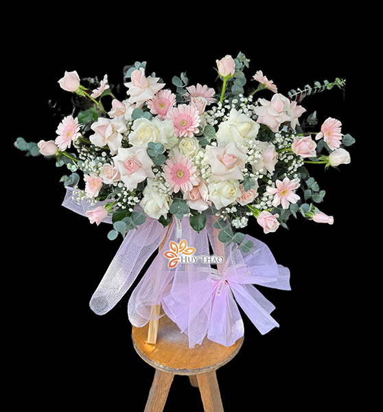 Kệ Hoa Mini Để Bàn Khai Trương