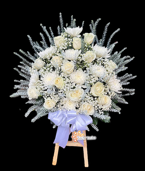 đặt hoa viếng đ&aacute;m tang