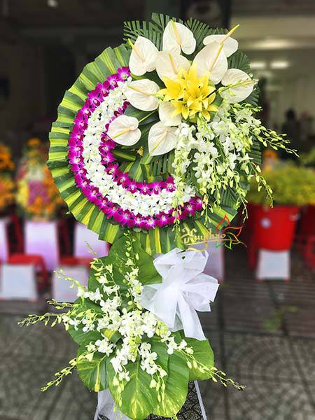 lẵng hoa chia buồn đẹp gi&aacute; rẻ