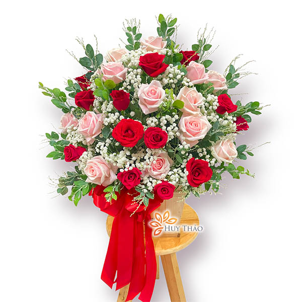 hoa hồng tặng vợ