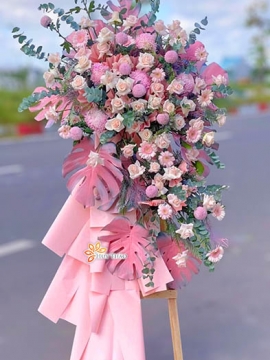 Hoa khai trương chúc mừng